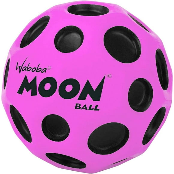 Waboba The Original Moon Ball - Pink - Hyper Bouncy Ball - All Ages Extreme Bounce and Fun - Perfect for Active Play