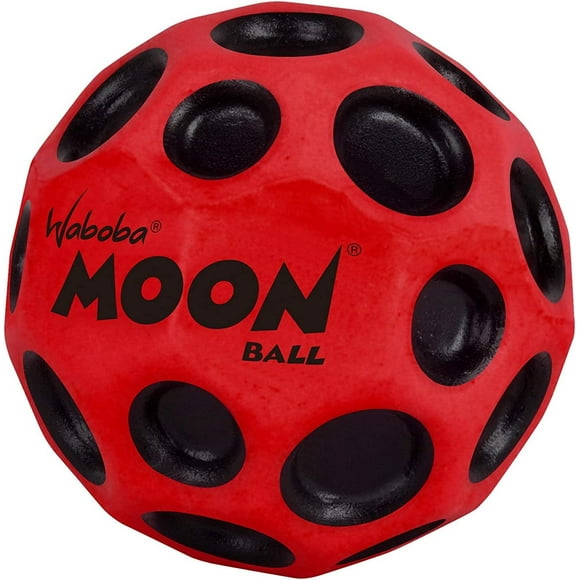 Waboba The Original Moon Ball - Red - Hyper Bouncy Ball - All Ages Extreme Bounce and Fun - Perfect for Active Play