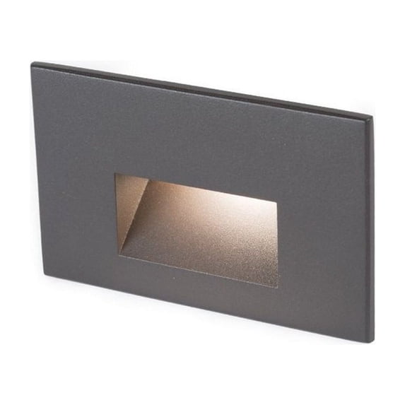 wac lighting led 12v ledme horizontal step and wall light bronze
