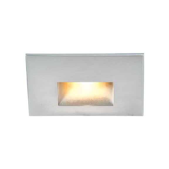 wac lighting led 12v ledme horizontal step and wall light stainless steel