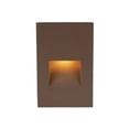 thumbnail image 1 of Wac Lighting 4021-Am 5" Tall Vertical Led Step And Wall Light - Bronze, 1 of 2