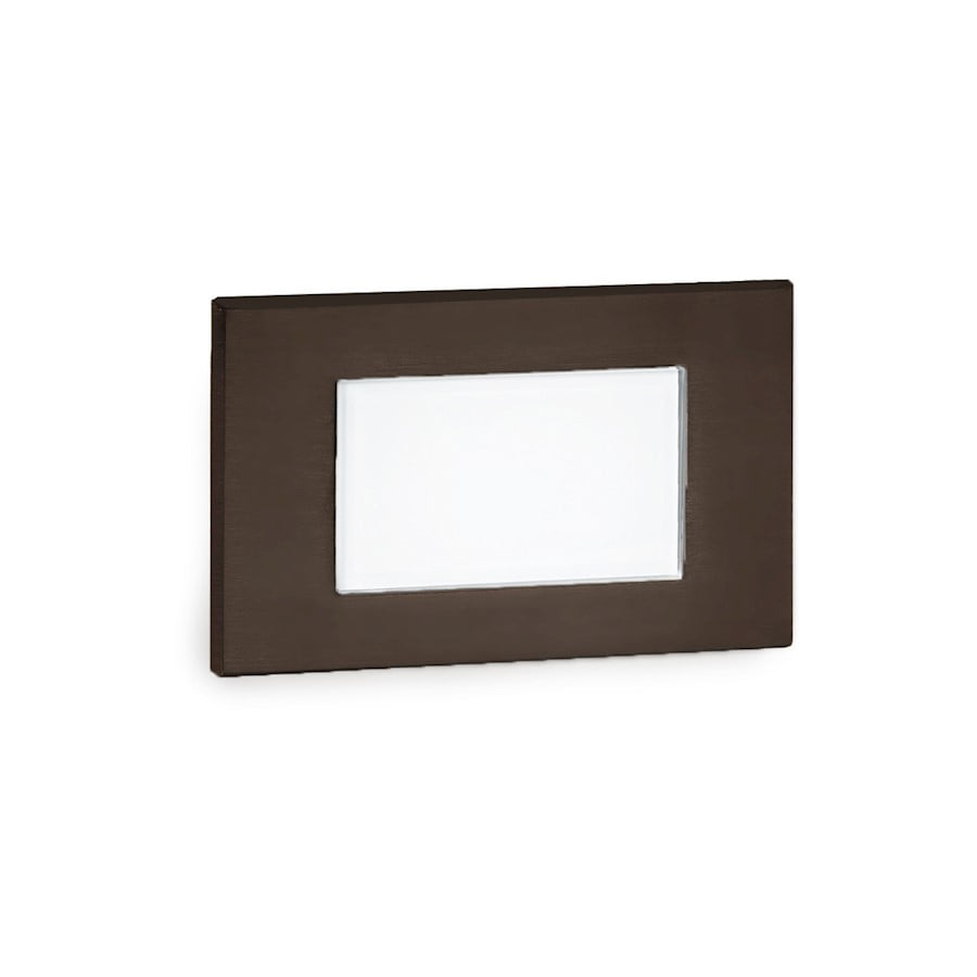 Sleek Bronze LED Step and Wall Light with Dimmable Feature