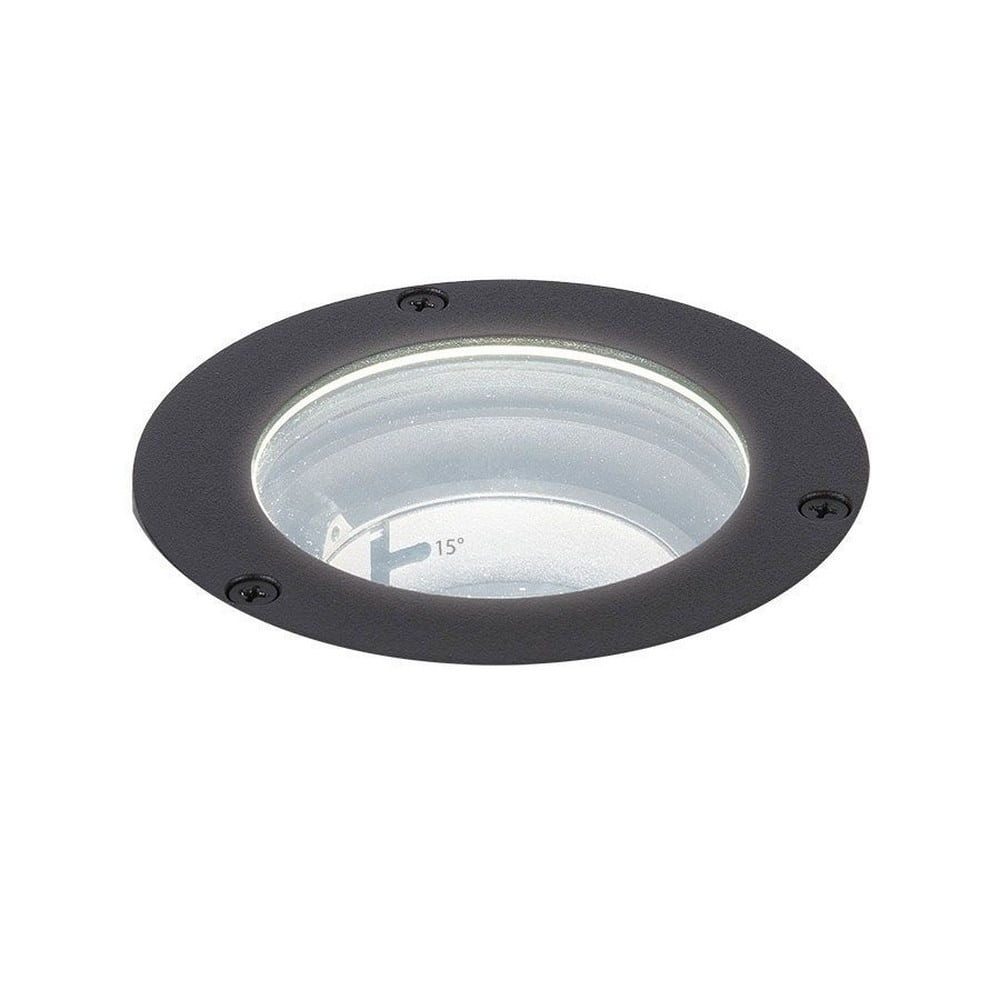 Bronzed Brass Inground LED Well Light with Adjustable Beam
