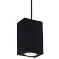 thumbnail image 1 of Wac Lighting Dc-Pd06-F Cube Architectural 10" Tall Led Indoor/Outdoor Pendant - Black, 1 of 2