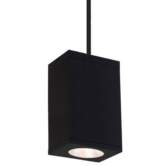 Wac Lighting Dc-Pd06-F Cube Architectural 10" Tall Led Indoor/Outdoor Pendant - Black