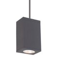 thumbnail image 1 of Wac Lighting Dc-Pd06-F Cube Architectural 10" Tall Led Indoor/Outdoor Pendant - Graphite /, 1 of 2