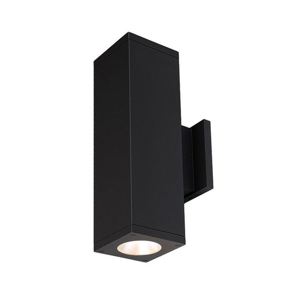Wac Lighting Dc-Wd06-Ss Cube Architectural 2 Light 18" Tall Led Outdoor Wall Sconce -
