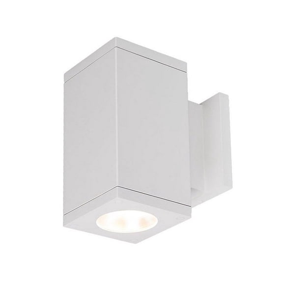 Wac Lighting Dc-Ws06-Fa Cube Architectural 1 Light 10" Tall Led Outdoor Wall Sconce -