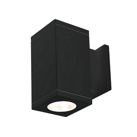 Wac Lighting Dc-Ws06-Fb Cube Architectural 1 Light 10" Tall Led Outdoor Wall Sconce -