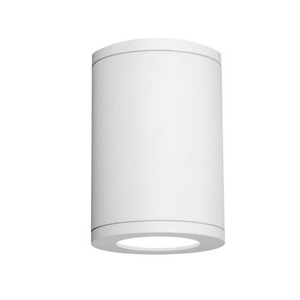 Tube Architectural 4.88" White Aluminum LED Flush Mount