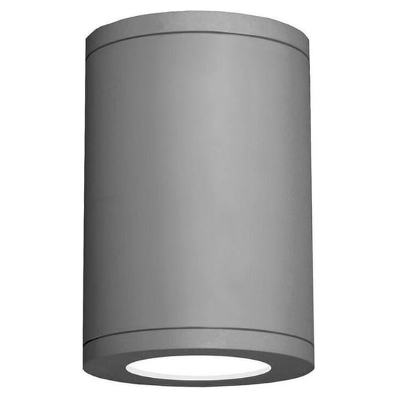 Wac Lighting Ds-Cd06-S Tube Architectural 10" Tall Led Outdoor Flush Mount Ceiling Fixture