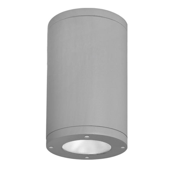 Wac Lighting Ds-Cd08-F Tube Architectural 12" Tall Led Outdoor Flush Mount Ceiling Fixture