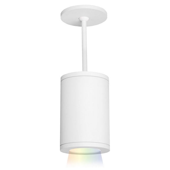 Wac Lighting Ds-Pd05-N-Cc Tube Architectural Ilumenight 5" Wide Led Pendant - White
