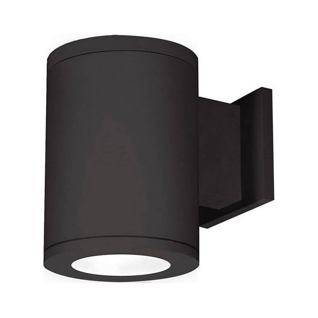 Wac Lighting Ds-Ws05-Fb Tube Architectural 1 Light 7" Tall Led Outdoor Wall Sconce - Black