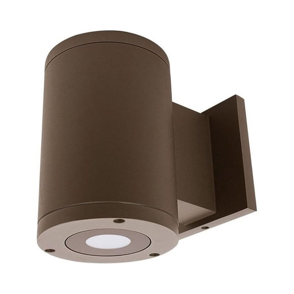 Wac Lighting Ds-Ws05-Fb Tube Architectural 1 Light 7" Tall Led Outdoor Wall Sconce -