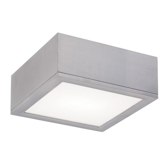 Rubix 10 in. 1-Light Graphite ENERGY STAR LED Indoor or Outdoor Flush Mount
