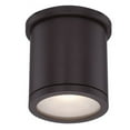 thumbnail image 1 of FM-W2605-BZ-WAC Lighting-Tube-18W 1 LED Flush Mount-4.5 Inches Wide by 5 Inches High-Bronze Finish, 1 of 2