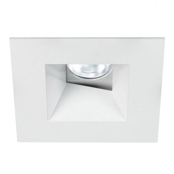 Wac Lighting Hr-3Led-T518pn Tesla Pro 3.5" Led Adjustable, Square Trim - White