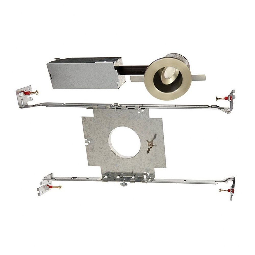 Sleek Brushed Nickel 15" LED Recessed Lighting Kit with Dimmable Function
