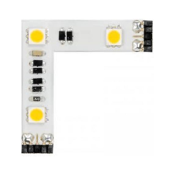 WAC Lighting LED-T24W-3L-WT 2700K 3 LED "L" Connector InvisiLED Pro in White,