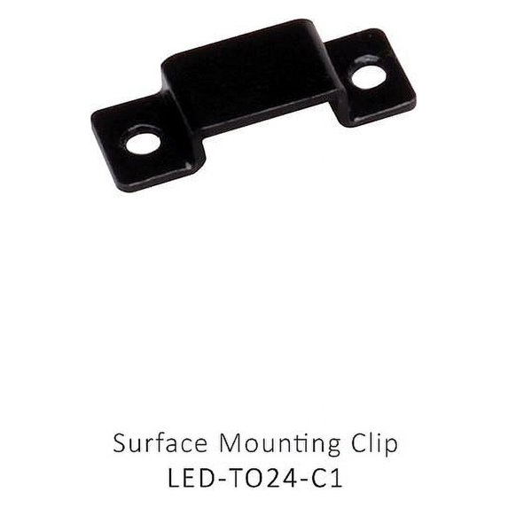 Wac Lighting Led-To24-C1 Nightscaping Tape Lighting Surface Mount Clip - Grey