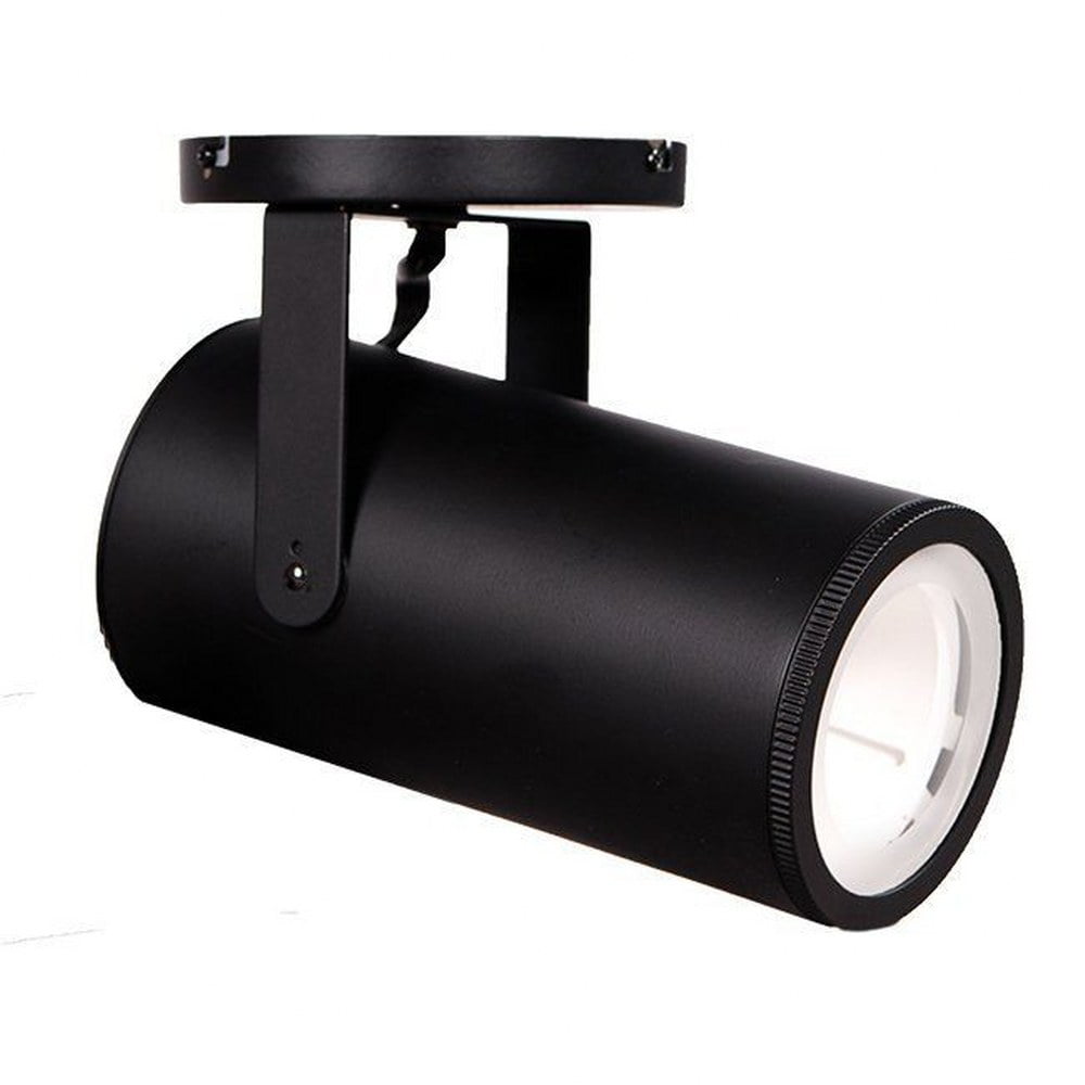 Silo Slender Black Glass LED Spotlight with Dynamic Beam Adjustment