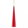 thumbnail image 1 of Wac Lighting Mp-913Led European 1 Light 2 3/8" Wide Canopy Mounted Single P - Red, 1 of 9