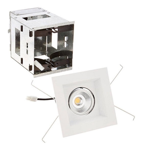 Wac Lighting Mt-3Ld111r-F Mini Multiple Spots 1 Light 4-3/4" Wide Led Square Adjustable