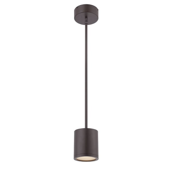 Wac Lighting Pd-W2605 Tube 4.5" Wide High Output Led Pendant - Bronze