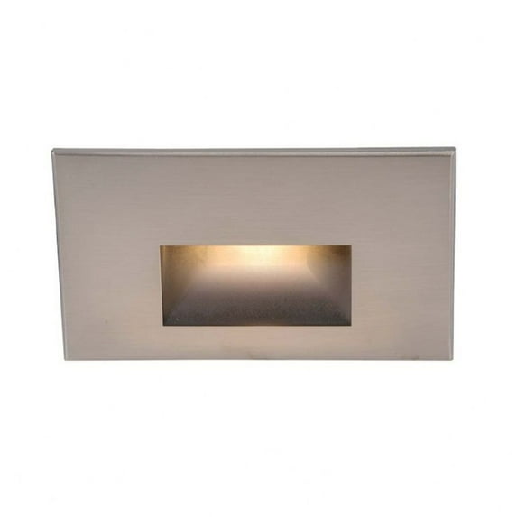 Wac Lighting Wl-Led100 Ledme 5" Wide Led Step And Wall Light - Brushed Nickel / Blue Lens