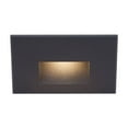 thumbnail image 1 of Wac Lighting Wl-Led100f Ledme 5" Wide Led Step And Wall Light - Black / Red Lens, 1 of 3