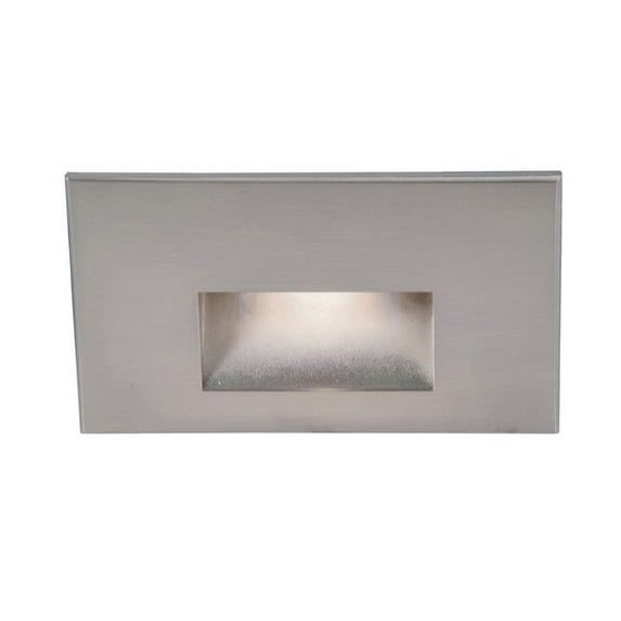 Wac Lighting Wl-Led100f Ledme 5" Wide Led Step And Wall Light - Stainless Steel / Blue