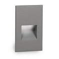 thumbnail image 1 of Wac Lighting Wl-Led200 Ledme 5" Tall Led Step And Wall Light - Graphite / Red Lens, 1 of 2