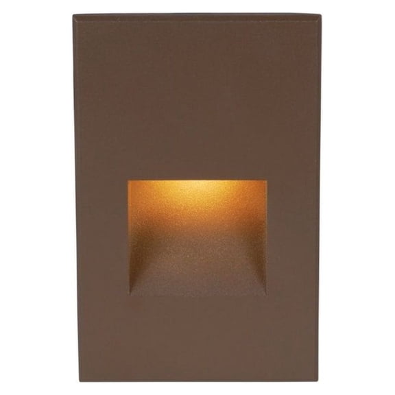 Wac Lighting Wl-Led200f-Am Ledme 5" Tall Led Step And Wall Light - Bronze