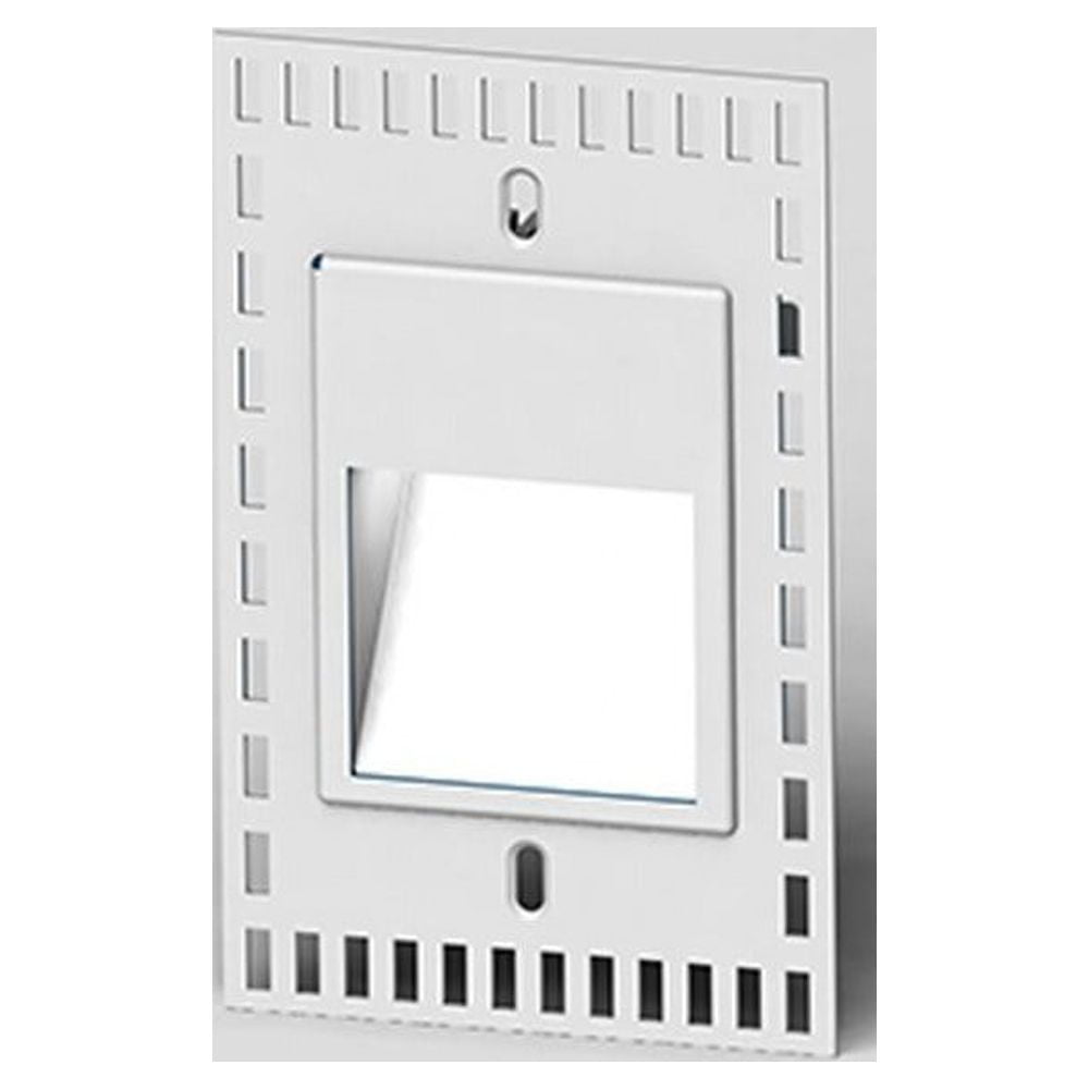 Sleek Trimless White LED Step and Wall Light with Dimmable Blue Lens