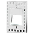 thumbnail image 1 of Wac Lighting Wl-Led200tr Ledme 3" Tall Trimless Led Step And Wall Light - White / Red Lens, 1 of 2