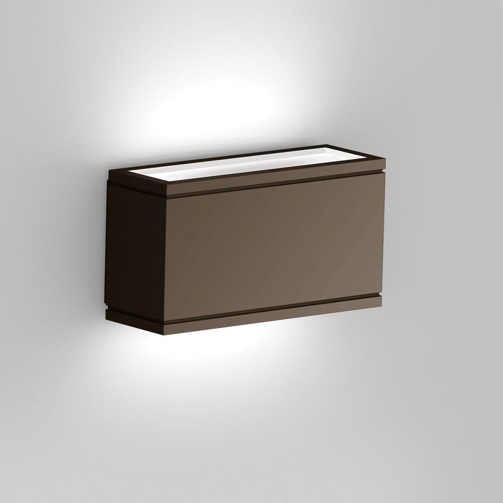 Bronze 10" Aluminum LED Outdoor Wall Sconce