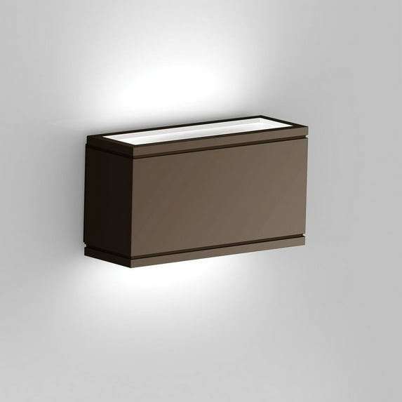 Wac Lighting Ws-W2509 Rubix 1 Light 10" Wide Led Outdoor Wall Sconce - Bronze