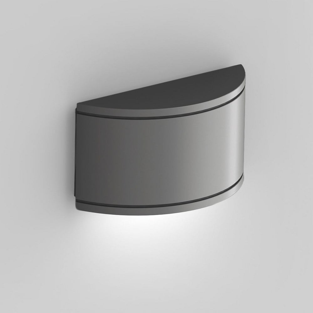 Brushed Aluminum Dimmable LED Cylinder Wall Light