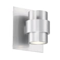 thumbnail image 1 of Wac Lighting Ws-W64906 Barrel 2 Light 6" Tall Led Outdoor Wall Sconce - Silver, 1 of 2
