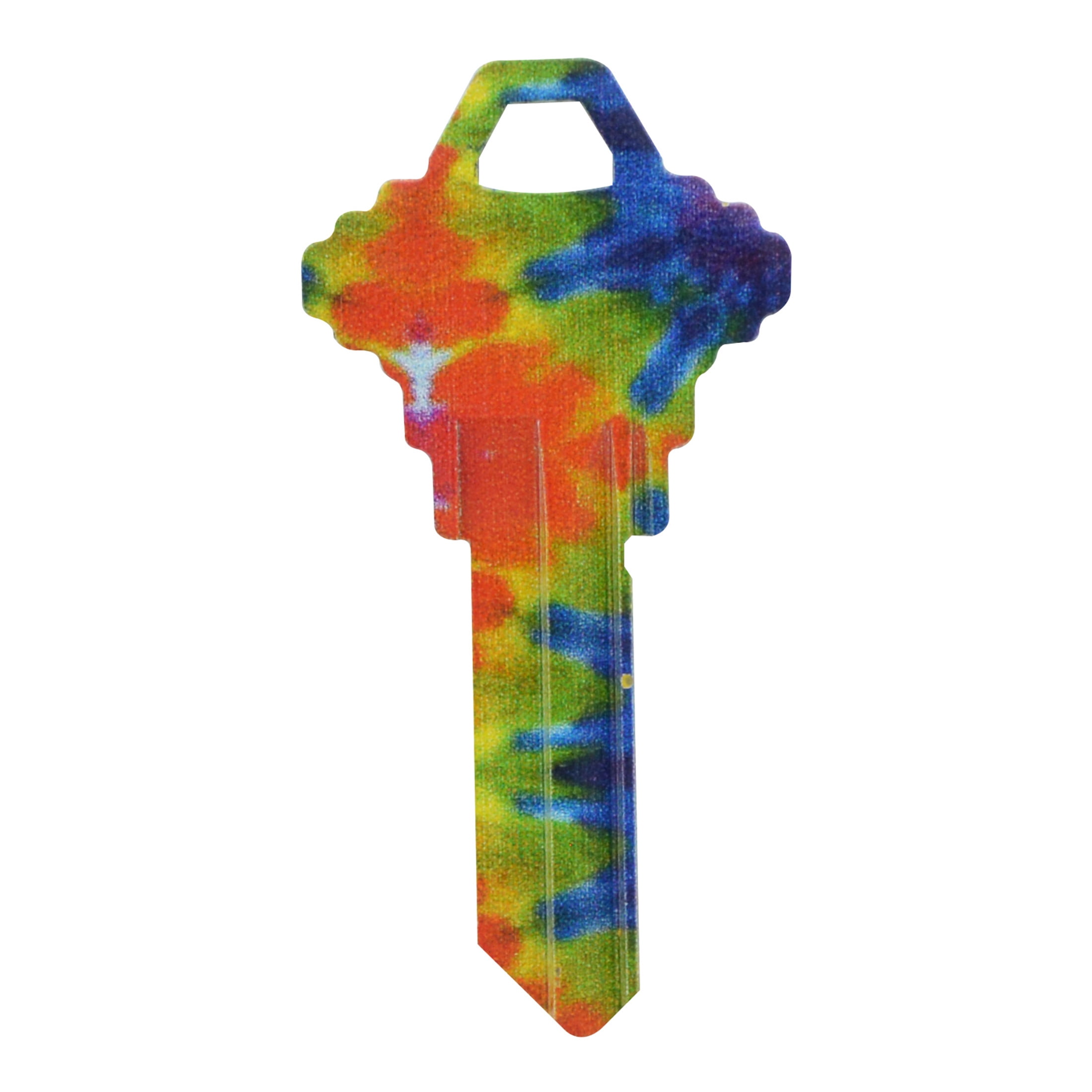 Wackeys WacKeys Tie-Dye Universal Key Blank #68, SC1 - Walmart.com