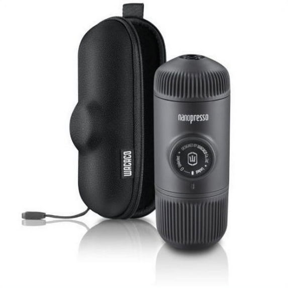 Wacaco Nanopresso Portable Espresso Maker bundled with Nanopresso Protective Case, Compatible with Ground Coffee