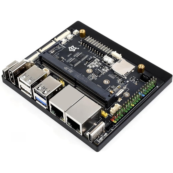Waceshare Luckfox Core3576 Edge Computing Development Board, Rockchip RK3576 Octa-Core 2.2GHz Processor, Features A Big.Little Architecture, 6 Tops Computing Power NPU 8GB RAM, 64GB eMMC Flash