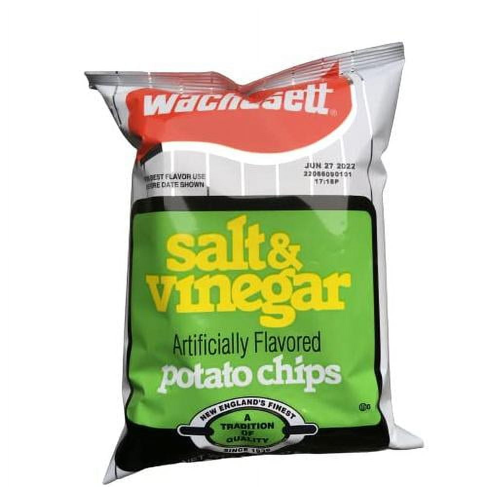 Wachusett Salt & Vinegar Potato Chips, 4.5Ounce Bags (6 Pack