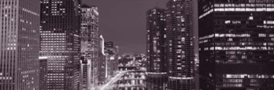 Wacker Drive River Chicago Illinois USA Canvas Art - Panoramic Images (36 x 12)