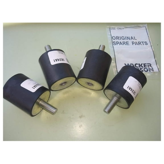 Wacker VP1550, VP1340 Plate Compactor Tamper Part, Rubber Shock Mount Set of 4