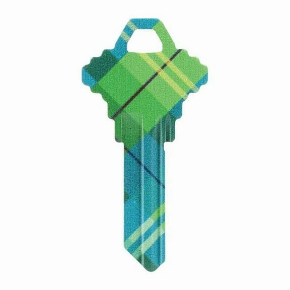 Wackey Plaid House & Office Universal Key Blank for Single Sided - Case of 6