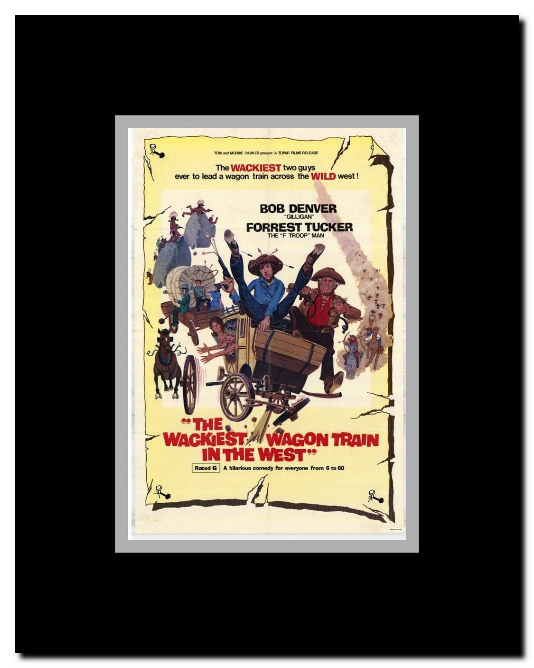 Wackiest Wagon Train in the West Framed Movie Poster