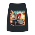 thumbnail image 1 of Wacky Boston Terrier Dog Driving in Car Tank Top For Pet, 1 of 11