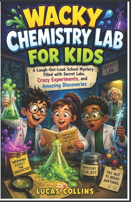 Wacky Chemistry Lab for Kids: A Laugh-Out-Loud School Mystery Filled with Secret Labs, Crazy Experiments, and Amazing Di, (Paperback)